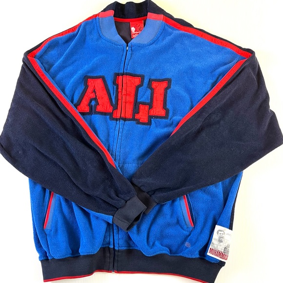 Platinum Fubu Other - Vintage 90's Men's Muhammad Ali Platinum Fubu Terrycloth Long Sleeve Jacket